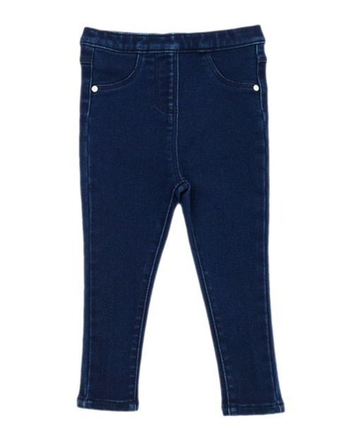 Girls Jeggings Baby Denim Toddler Dark Blue Jeans Stretch Leggings 6 Months - 4Y
