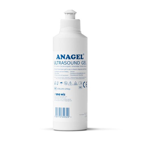 Anagel Ultrasound Transmission Gel 250ml Clear Medical Gel Box of 20