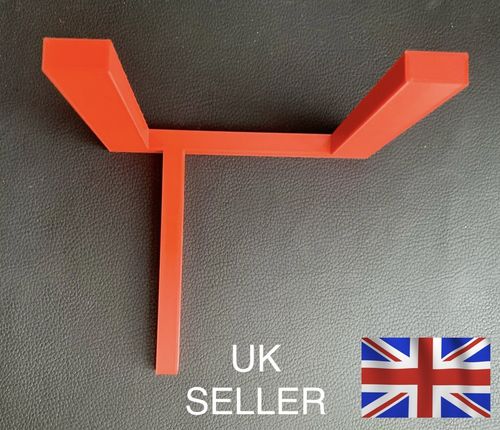 XTool D1 Laser colour coded Bed Alignment Tool.  Red. — image 2