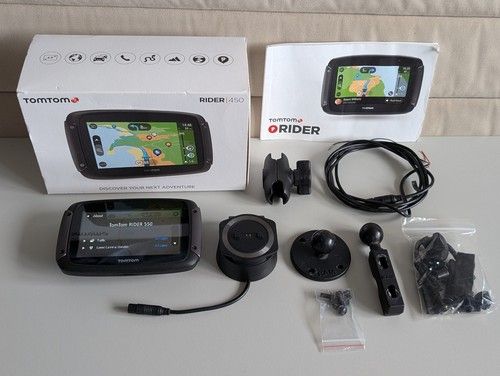 Tomtom Rider 550 Motorcycle GPS - Lifetime World Maps + Traffic + Speed Cameras