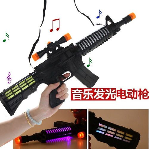 Kids Military MP5 Toy Gun Flashing Lights & Sounds Boys Girls Army Role Play Uk — image 5