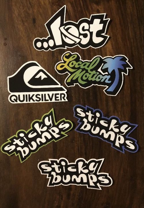 Surf Sticker Lot - Local Motion O’Neill Rusty Sex Wax Santa Cruz — image 3