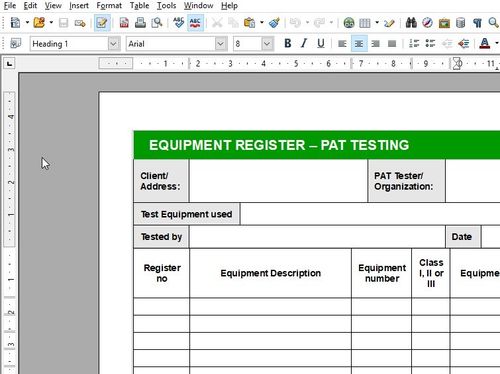 PAT TEST CERTIFICATE PAT TESTING FORMS Portable appliance V7 BY NATIONALCERTS — image 3