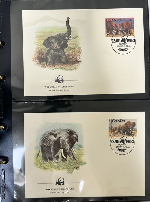 WWF World Wide Fund Conservation Nature Stamp Collection 1980s Folder — image 19