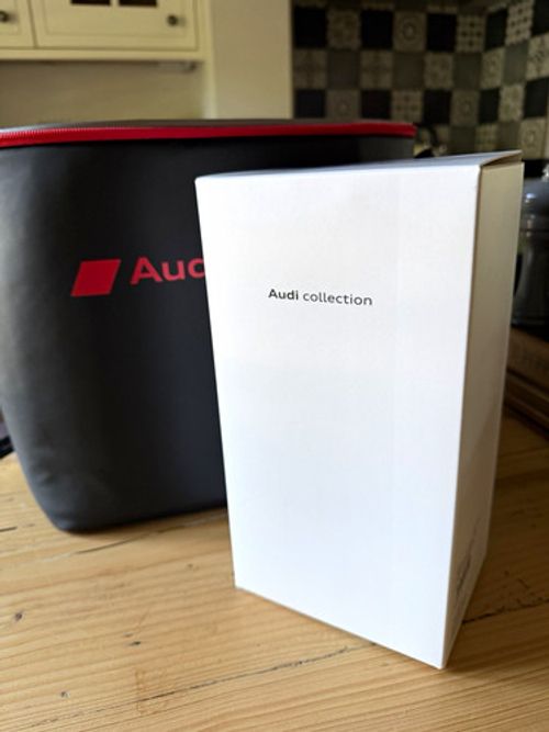 Audi Sport Insulated Cup & Cool Bag with Shoulder Strap Black/Red Sports Style