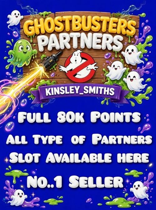 All Type Of Ghostbusters Partners Slot Full Carry 80k  Max.5 hours Mono-poly-go 