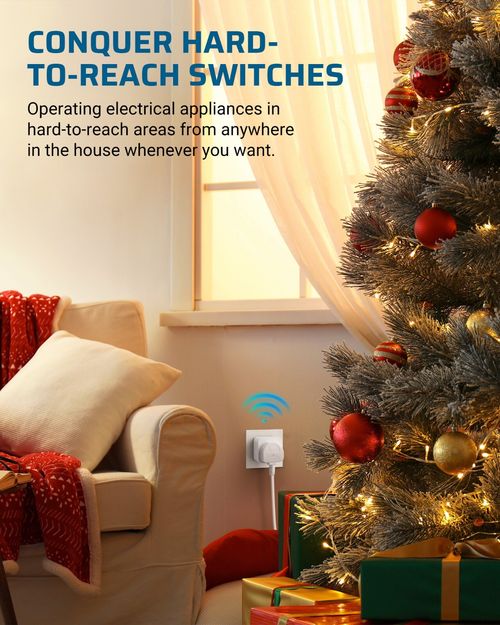 DEWENWILS Remote Control Socket & Keyring, 13A 3120W, Energy Saving, UKCA — image 6