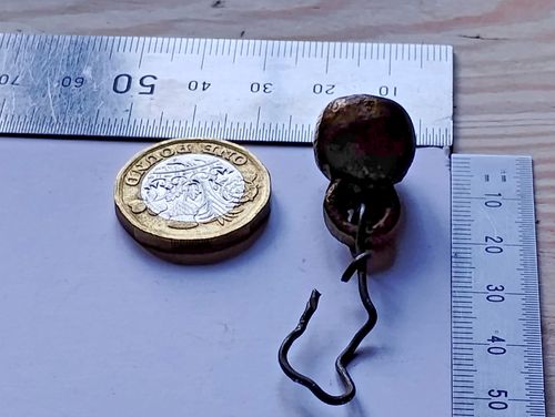 ANTIQUE BRASS/BRONZE BELL TONGUE — image 3