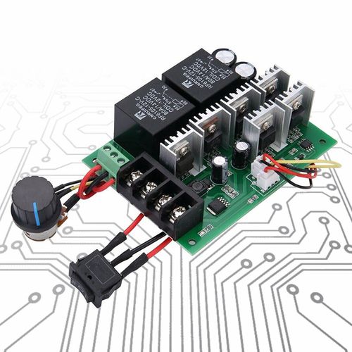 DC 10-50V 12V 24V 36V 40A PWM DC Motor Speed Controller CW CCW Reversible Switch — image 4