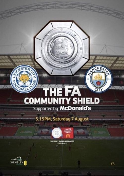 Leicester City v Manchester City 21/22 FA Community Shield programme