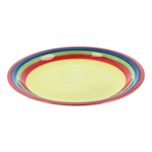 Coloured Dinner Plate Round Serving Dish Plate Crockery Tableware Stoneware 27cm — image 2