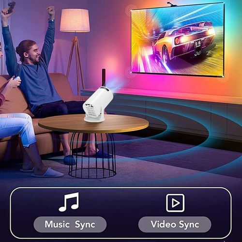 Mini Projector Smart HD Bluetooth 4K 1080P Support Portable Projector Theater UK — image 6