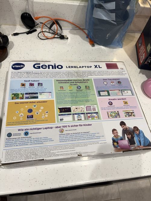 Vtech Genio Kids Learning Laptop Pink (German Version) - In Original Box — image 8