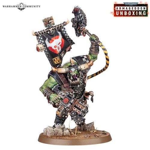 Ork Warboss Armageddon New On Sprue Warhammer 40K Ork Army - Brand new on sprue