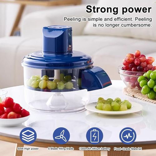 UK Electric Fruit and Vegetable Peeler Machine Automatic Grapes & Garlic Peeler — image 4