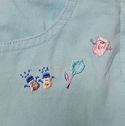 VINTAGE 2000 Blues Clues 2pc Kids Outfit Set Girls Sz 4T Embroidered Nickelodeon — image 14