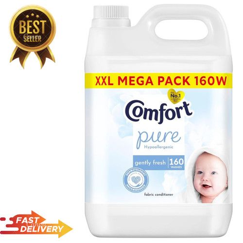 Comfort Pure Sensitive Fabric Conditioner dermatologically tested 160 wash 4.8 L
