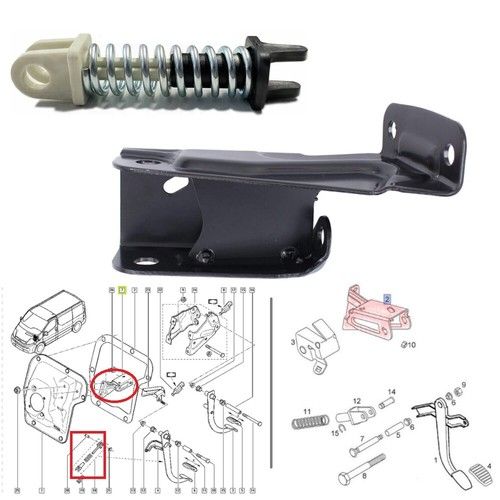 CLUTCH PEDAL REPAIR KIT HOLDER For RENAULT TRAFIC II OPEL VIVARO PRIMASTAR  UK