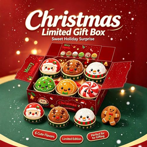 Christmas Dumpling Squishy Santa Elk Squeeze Toy Stress Relief Xmas Party Gift — image 1