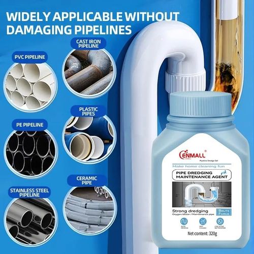 Enmall Powerful household safety grade oil pipe, sewer, bathroom unblocker — image 2