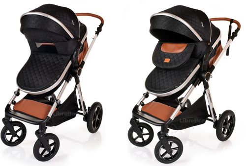 3 in 1 Pram Newborn Baby Buggy Set Travel System with Car Seat Folding Pushchair — image 6