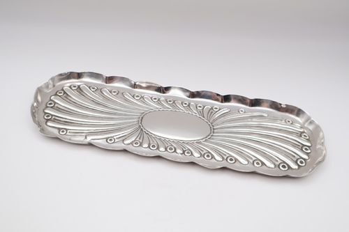 Lovely Antique Solid Silver Tray Hallmarked London 1899 by William Comyns — image 4