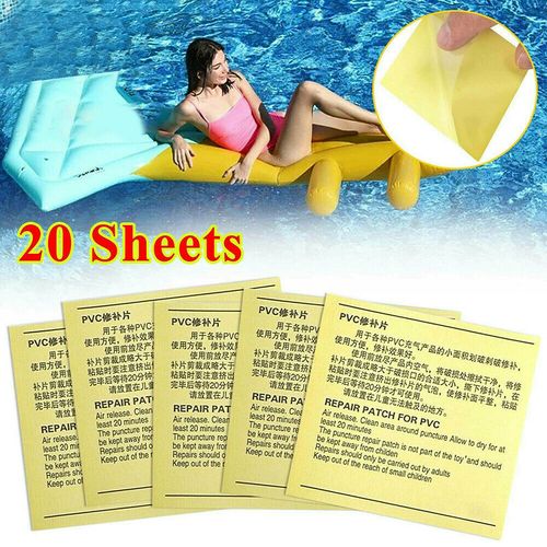 20X Inflatable Repair Kit Puncture For Pools Airbeds Hot Tub Patches Heavy Duty — image 2