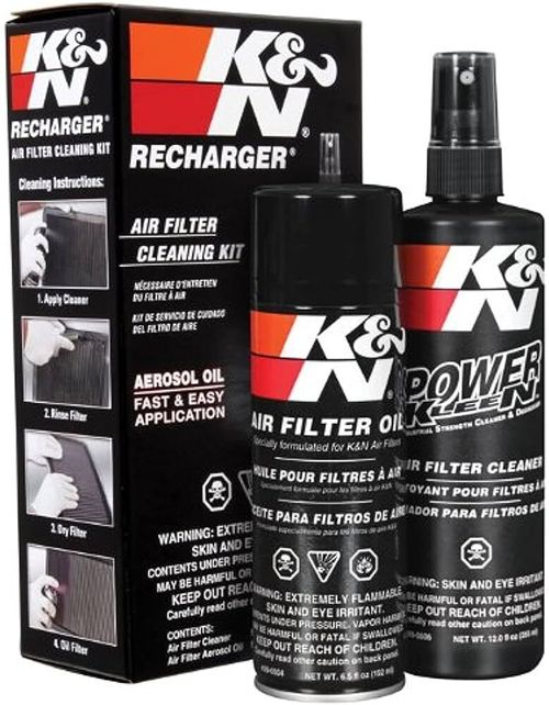 K&N Air Filter Cleaner Cleaning Kit with Oil & Power Kleen - K N Recharger — image 2