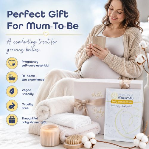 First Days Maternity - Belly Sheet Mask - For Pregnancy Bump Hydration — image 7