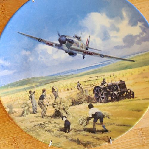 Royal Doulton Heroes of the Sky Hurricane Victory Pass Bone China Plate MPN