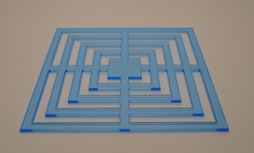 Patchwork Template Quilting Stencil Sewing Craft Ruler Perspex Acrylic 4 Shapes