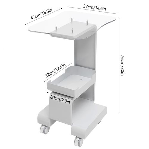 Hair Salon Beauty Trolley Beauty Trolley Work Trolley With Storage Basket — image 11