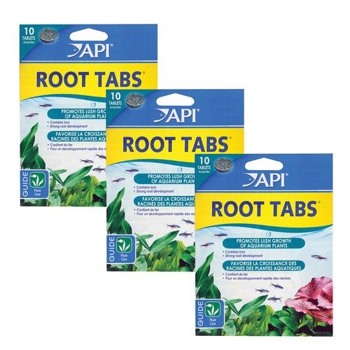API Root Tabs Freshwater Plant Fertilizer Tablets Pack of 10 (3-Pack) – Aquarium
