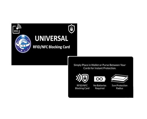 2 x RFID Signal Blocking Card. Credit & Debit Card Blocker Protector - UK Stock — image 4