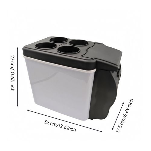 Thermoelectric Car Fridge Compact Warming Fridge Carry Handle for Vehicle — image 10