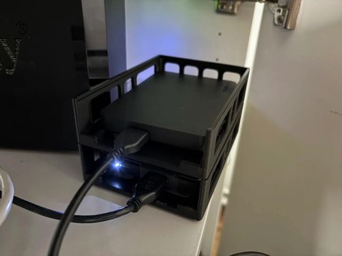 Stackable External Hard Drive Holders – Neat Storage & Cooling Racks — image 4