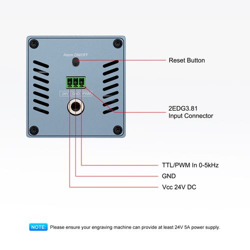 K30 30W Optical Power Laser Module Head for Engraver Cutting DIY — image 13
