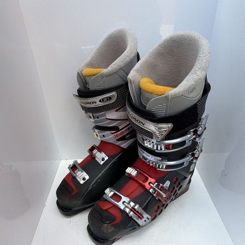 Salomon X Wave 8.5 Men’s Ski Boots Mondopoint 28/28.5 104mm Stiff Black/Red/Grey — image 9