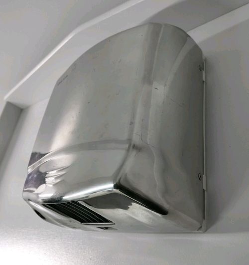Electronic Hand Dryer Automatic Hot Air Blower Working Order Used — image 3