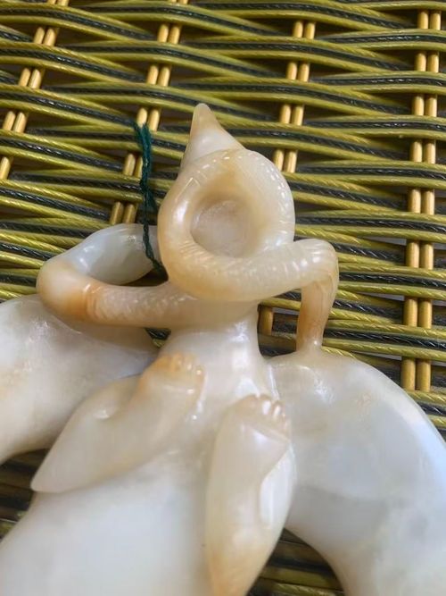 Unique Excellent Chinese HeTian White Jade Hand Carved *Phoenix* Statue !!! — image 9