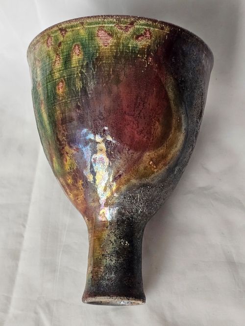 Stunning studio pottery vase form , BC monogram — image 11