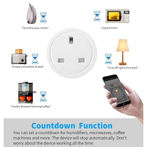 1/2/4 Pack Wifi Smart Plug 2.4Ghz 13A WiFi Socket Plug Timer for Amazon Alexa UK — image 11