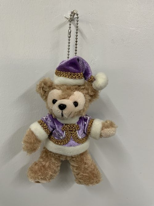 Disney Duffy Bear Plush Tokyo Disney Sea Christmas Doll Badge Keychain 16cm — image 1