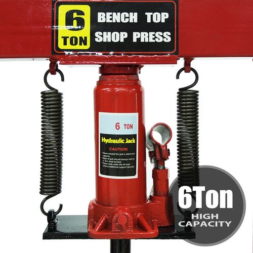 6 T Hydraulic Floor Standing Press Machine Vehicle Workshop Garage Bearing Press — image 8