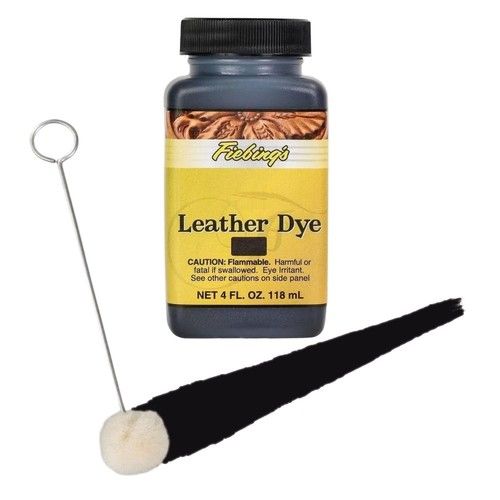 Fiebings Leather Dye Shoe Dye Smooth Leather Boots Bags Saddles Jackets 118ml