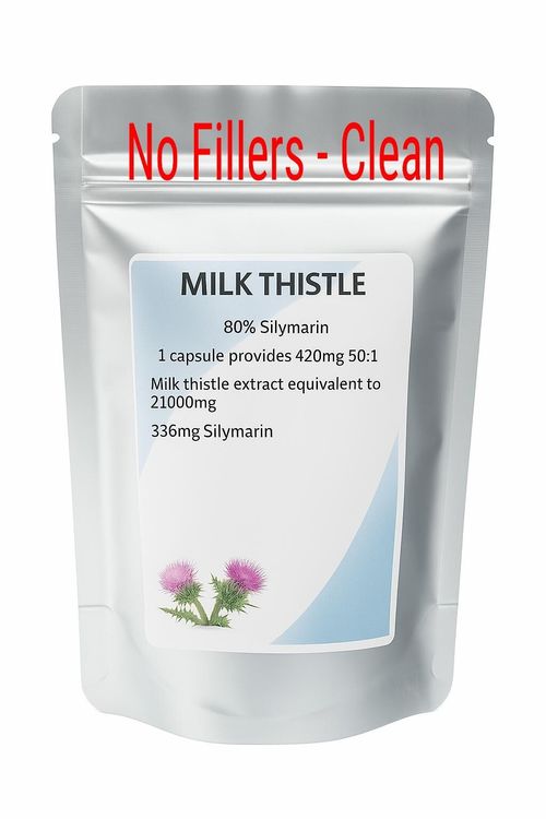 Milk Thistle 21000mg Capsules  Detox Support High Strength — image 3