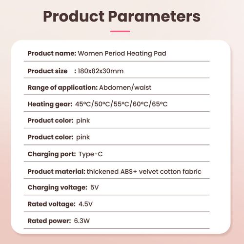 Electric Heating Menstrual Heat Pad Massage Belt For Period Pain Relief Cramps — image 17
