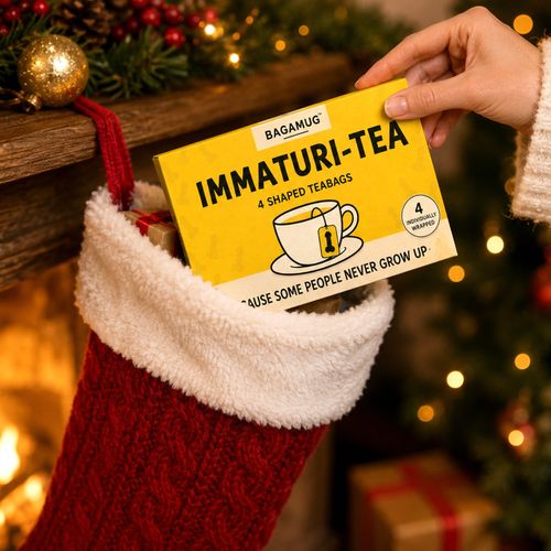 Funny Novelty Teabags Rude Willy Shape Joke Gift Stocking Filler Immaturi-Tea — image 3
