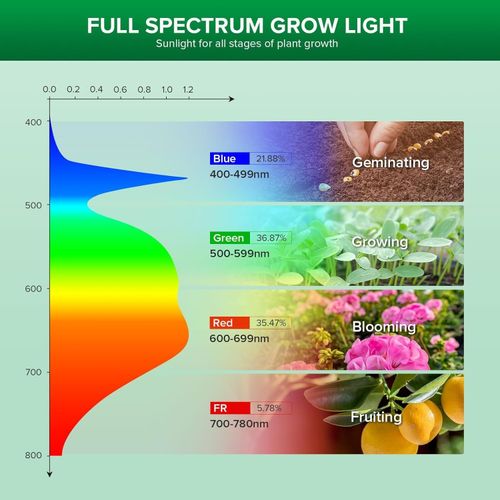 SANSI Grow Lights for Indoor Plants 10W 36W 40W Full Spectrum LED Plant Lamp UK — image 2