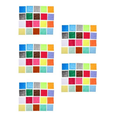 600Pcs Assorted Felt Sheets Durable Fabric Squares for DIY Craft Projects Kids — image 1